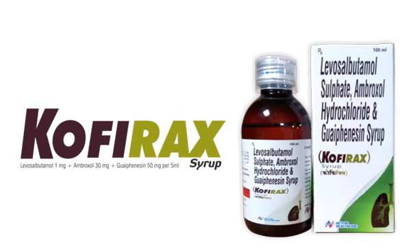 Kofirax Syrup by KRIS Division Relaxes the Cough